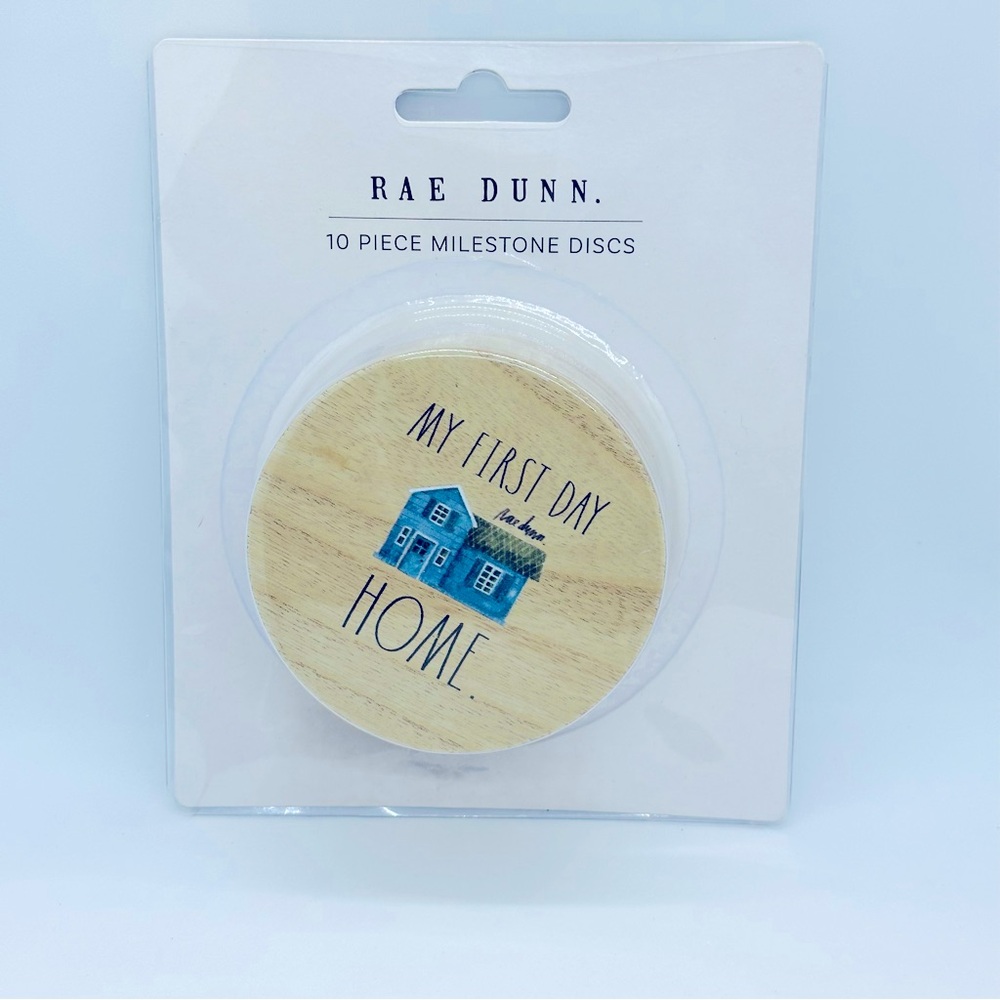 Rae Dunn Baby Milestone Discs My First Home Birthday Christmas Easter Valentine - Picture 1 of 6